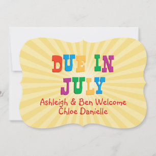 Due In July Announcement