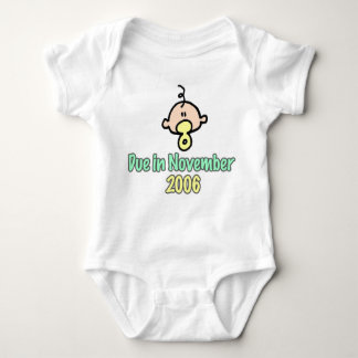Due in November 2006 Baby Bodysuit