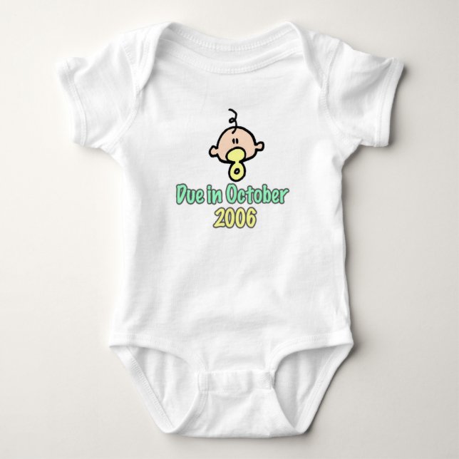 due_oct2006_green baby bodysuit (Front)