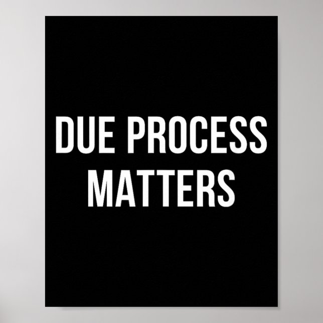 Due Process Matters - Poster (Front)