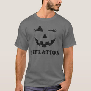Due to Inflation Halloween Costume Couples Matchin T-Shirt
