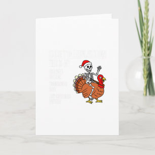 Due To Inflation Halloween Thanksgiving Christmas Card