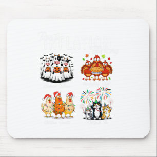 Due To Inflation Halloween Thanksgiving Men Women  Mouse Pad