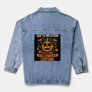 Due to Inflation This is My Halloween Denim Jacket