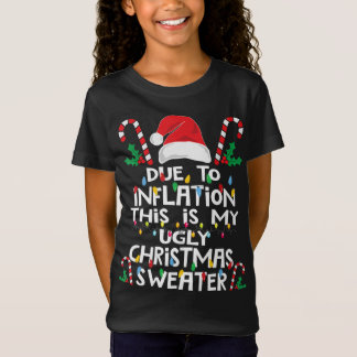 Due to Inflation Ugly Christmas Sweaters Funny