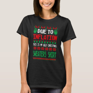 Due to Inflation Ugly Christmas Sweaters Mens Wome
