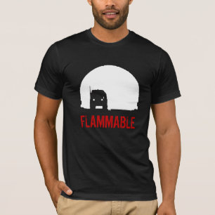 Duel Truck t-shirt FLAMMABLE - Customisable