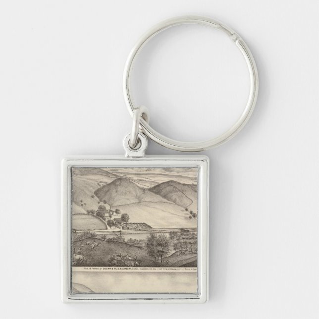 Duerr, Nusbaumer, Bachelder ranches Key Ring (Front)