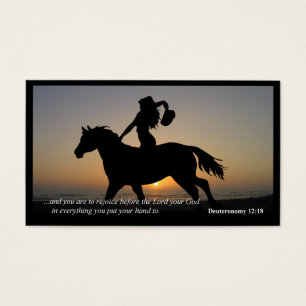 Dueteronomy 12:18 Inspirational Personal Cards