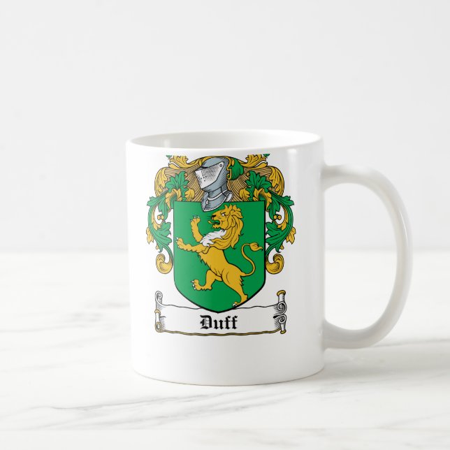 Duff Family Crest Coffee Mug (Right)