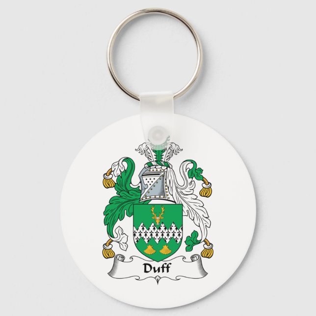 Duff Family Crest Key Ring (Front)