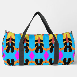 Duffel Bag, A multicolor classic stylish design  D Duffle Bag
