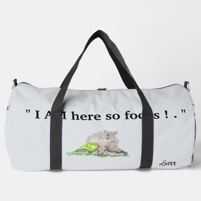 Duffel Bag : Focus !. (Front)