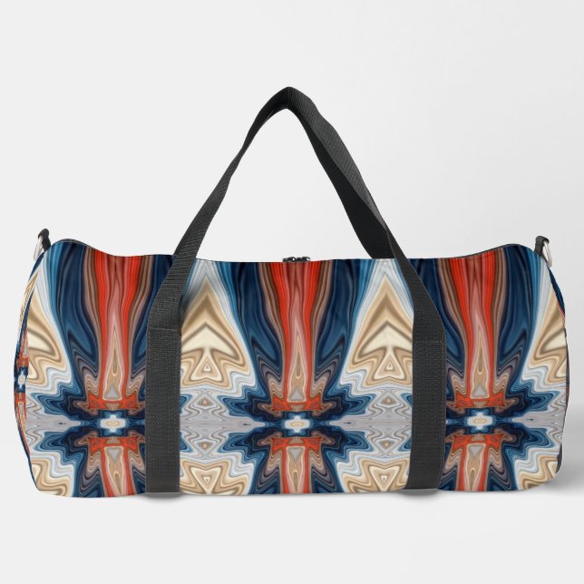 Duffel Bag, Modern multicolor classic design    Duffle Bag (Front)
