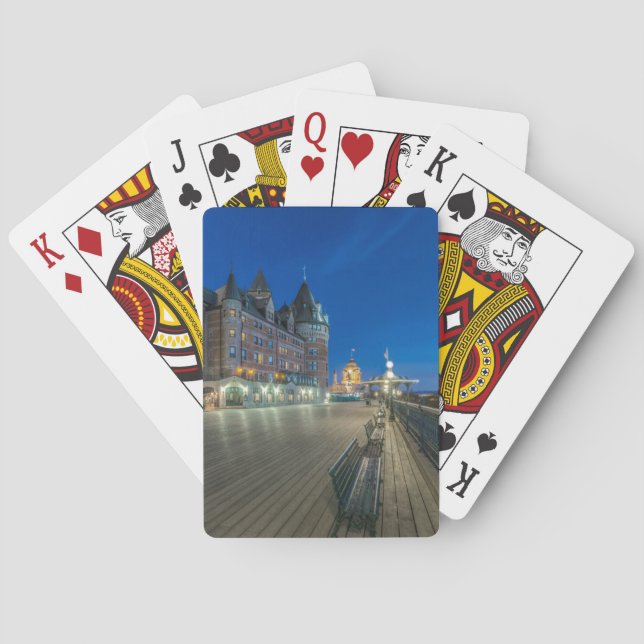 Dufferin Terrace at dawn Playing Cards (Back)