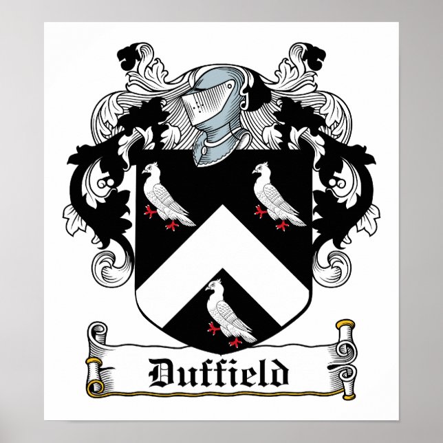 Duffield Family Crest Poster (Front)