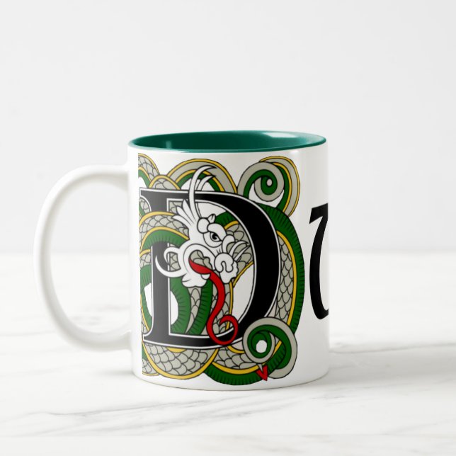 Duffy Celtic Dragon Mug (Left)