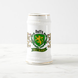 Duffy/O'Duffy Irish Shield Personalised Beer Stein