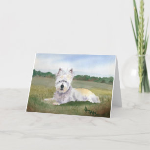 Duffy, West Highland Terrier Note Card