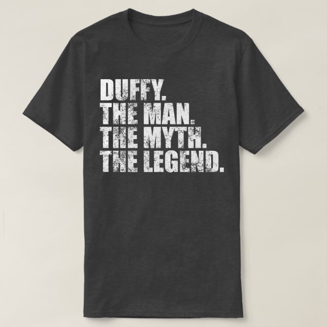 DuffyFamily name last Name Surname Family Reunion T-Shirt (Design Front)