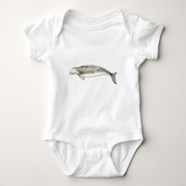 Dugong Baby Bodysuit (Front)