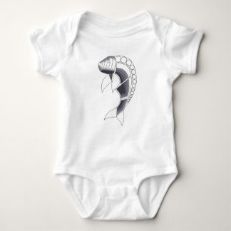 Dugong Genuine Aboriginal Art Baby Bodysuit