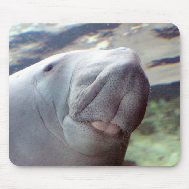 Dugong Smile Mouse Pad (Front)