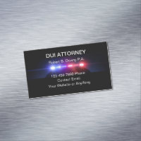 DUI Attorney Business Card Magnets