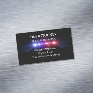 DUI Attorney Business Card Magnets