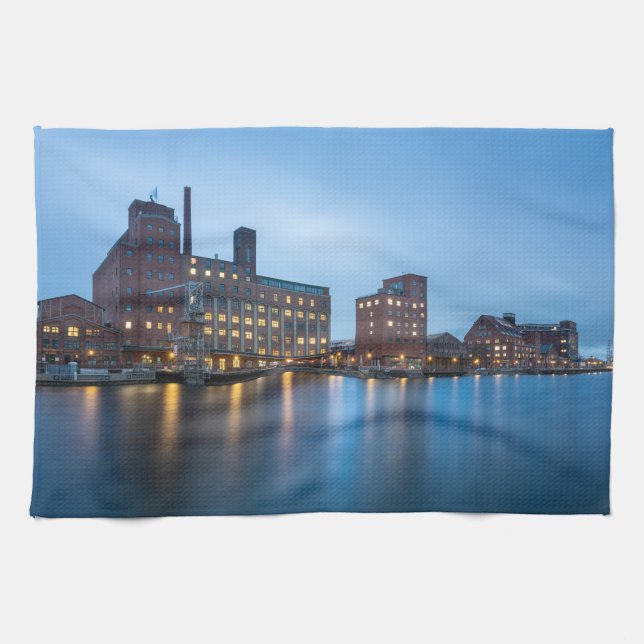 Duisburg Germany Kitchen Towel (Horizontal)