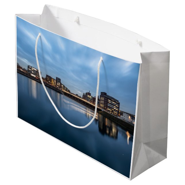 Duisburg Germany Large Gift Bag (Back Angled)