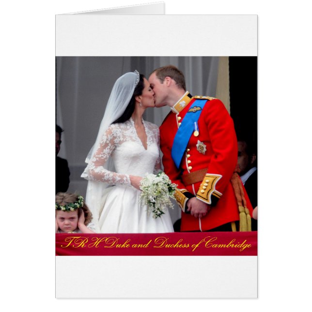 Duke and Duchess of Cambridge Royal Wedding (Front)