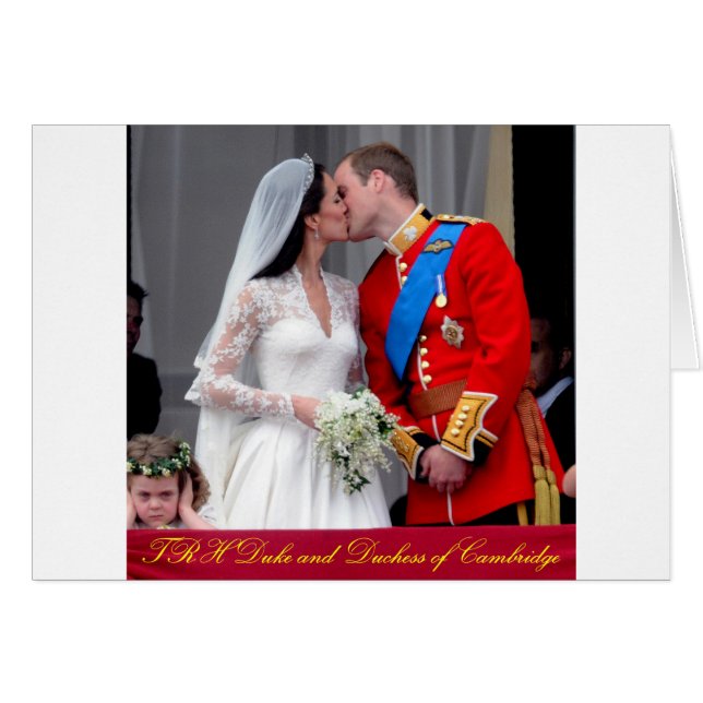 Duke and Duchess of Cambridge Royal Wedding (Front Horizontal)