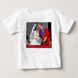 Duke and Duchess of Cambridge Royal Wedding Baby T-Shirt