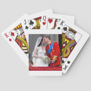 Duke and Duchess of Cambridge Royal Wedding Playing Cards