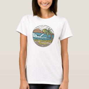 Duke Kahanamoku Beach Hawaii Vintage T-Shirt