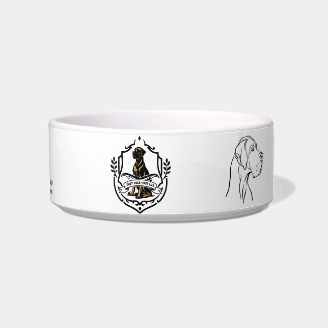 Duke Name meaning Bowl Meaning Monogram  (Right)