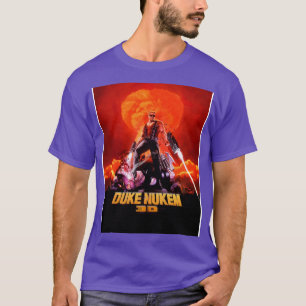 Duke Nukem 3D retro game print High Contrast T-Shirt