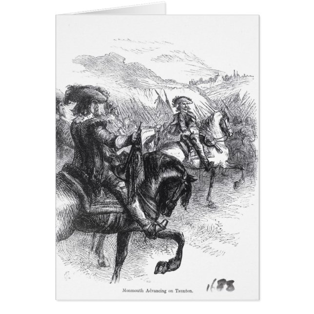 Duke of Monmouth  Advancing on Taunton (Front)