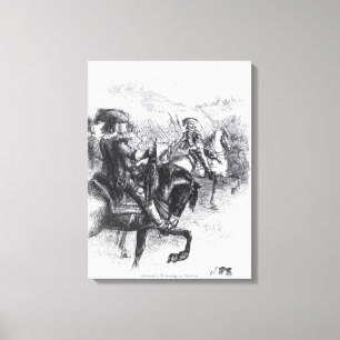 Duke of Monmouth Advancing on Taunton Canvas Print