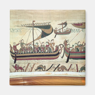 Duke William and his Fleet Cross the Channel to Pe Magnet