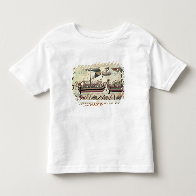 Duke William and his Fleet Cross the Channel to Pe Toddler T-Shirt (Front)