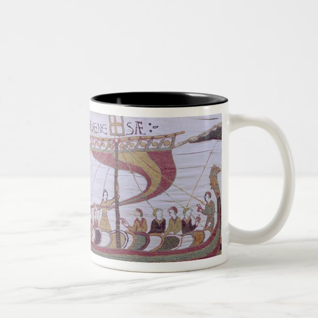 Duke William and his Fleet Two-Tone Coffee Mug (Right)