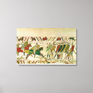 Duke William Exhorts his Troops Canvas Print