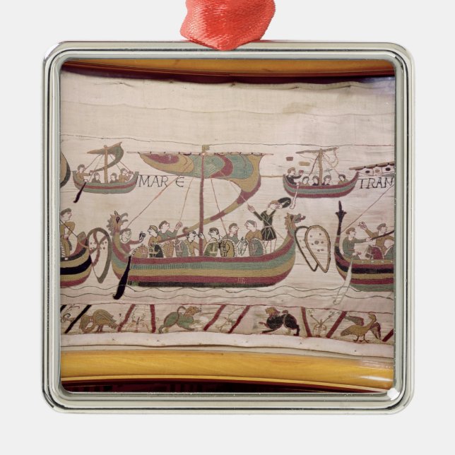 Duke William of Normandy Metal Tree Decoration (Front)