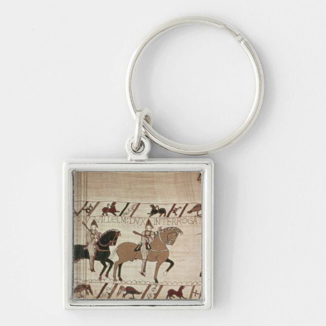 Duke William's knights arrive to do battle Key Ring (Front)