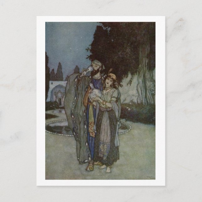 Dulac's Rubaiyat Postcard (Front)