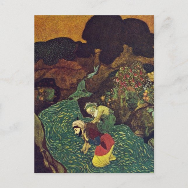Dulac's Sindbad the Sailor 1907 Postcard (Front)