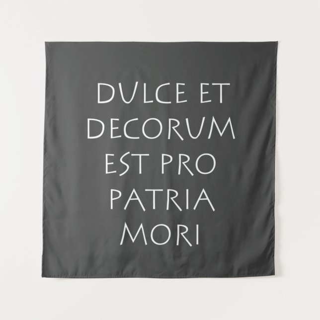 Dulce et decorum est pro patria mori tapestry (Front)
