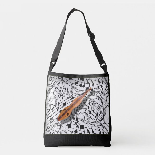 DULCEMER ON MUSIC NOTES   CROSSBODY BAG (Back)